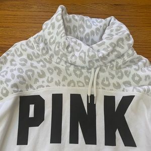 PINK lounge cheetah sweater